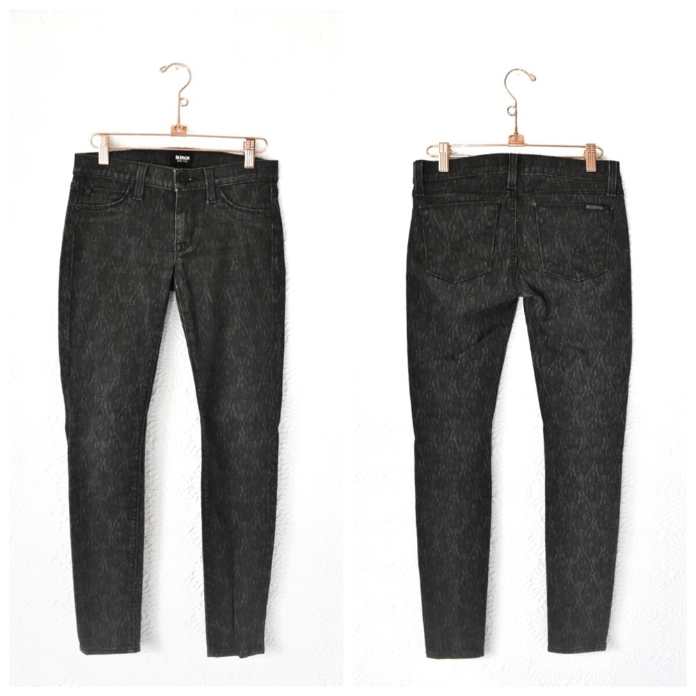 Hudson Jeans ‘Krista’ Super Skinny Jeans Black and Gray
